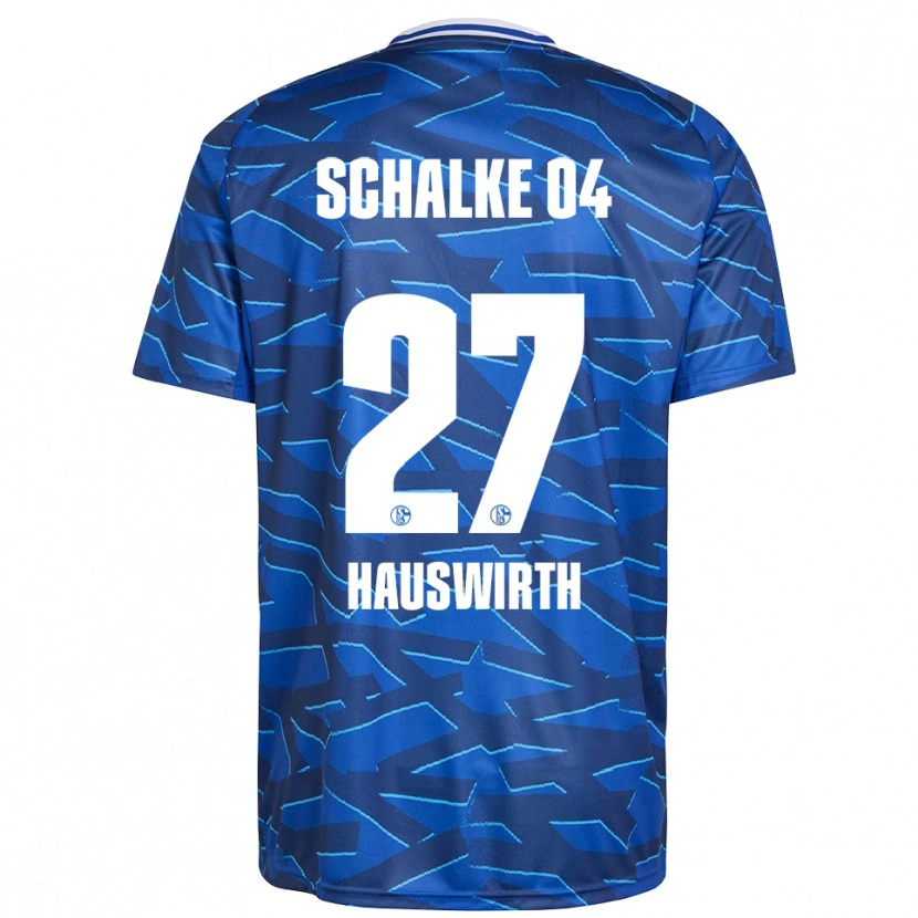 Danxen Kinder Max Hauswirth #27 Königsblau Weiß Heimtrikot Trikot 2025/26 T-Shirt