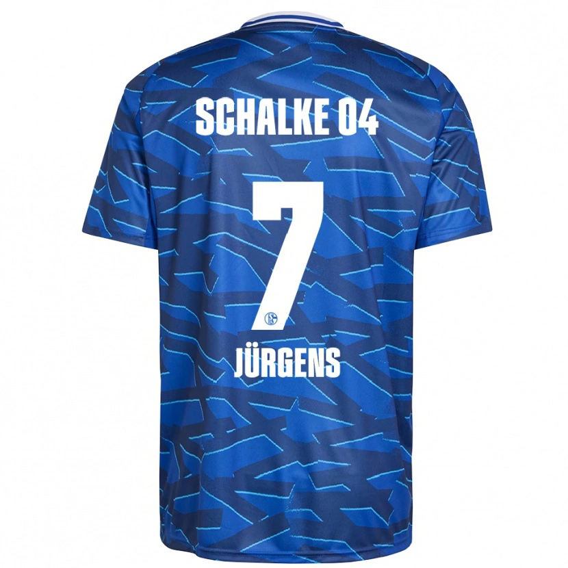 Danxen Kinder Celina Jürgens #7 Königsblau Weiß Heimtrikot Trikot 2025/26 T-Shirt