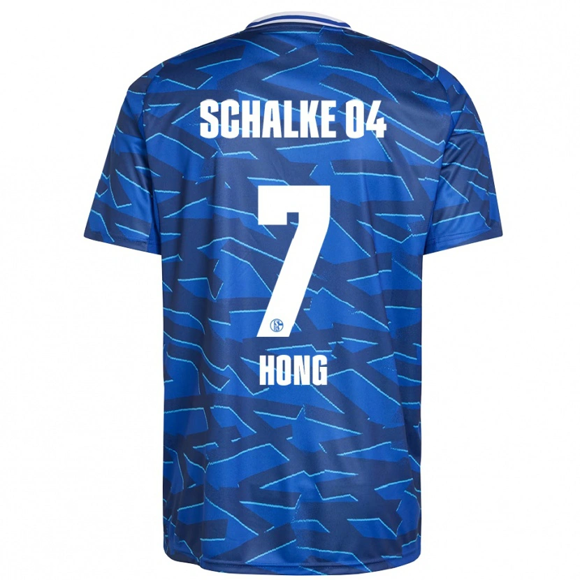 Danxen Kinder Seok-Ju Hong #7 Königsblau Weiß Heimtrikot Trikot 2025/26 T-Shirt