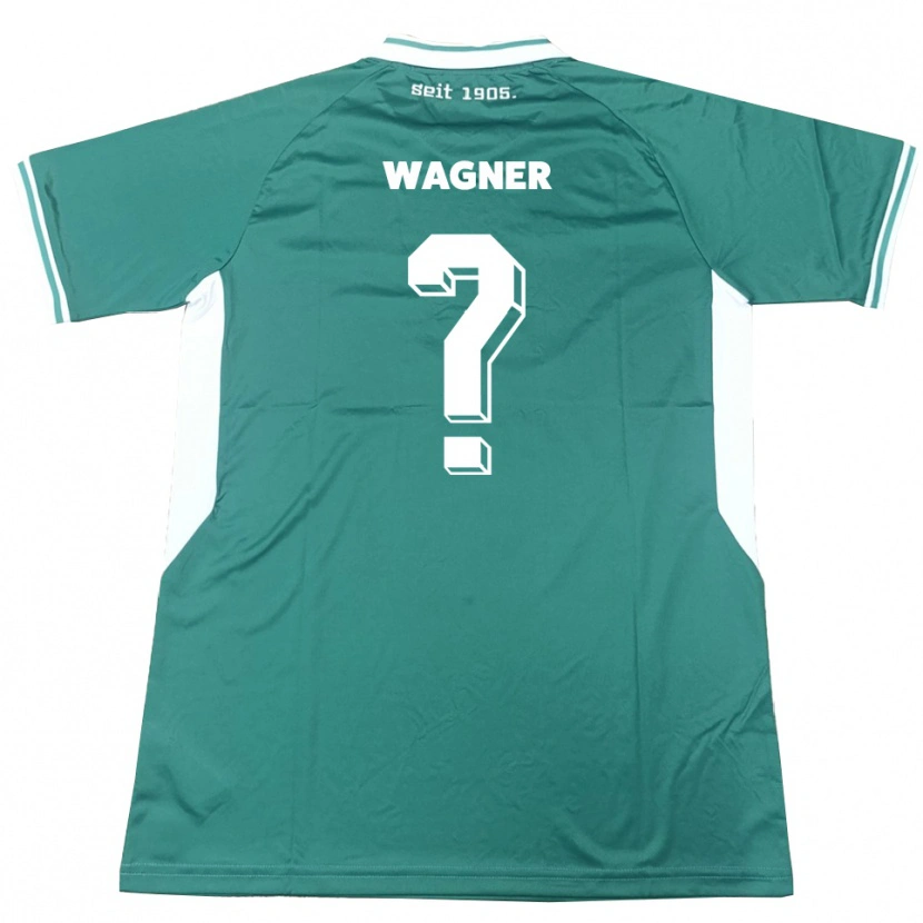 Danxen Kinder Jennifer Wagner #0 Grün Weiß Heimtrikot Trikot 2025/26 T-Shirt