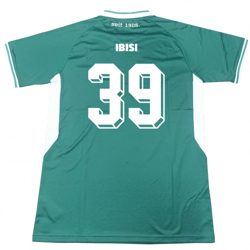 Danxen Kinder Altin Ibisi #39 Grün Weiß Heimtrikot Trikot 2025/26 T-Shirt