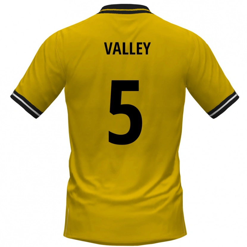 Danxen Kinder Noah Valley #5 Gelb Schwarz Heimtrikot Trikot 2025/26 T-Shirt