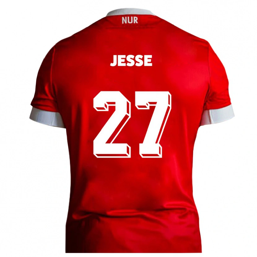 Danxen Kinder Karl Jesse #27 Rot Weiß Heimtrikot Trikot 2025/26 T-Shirt