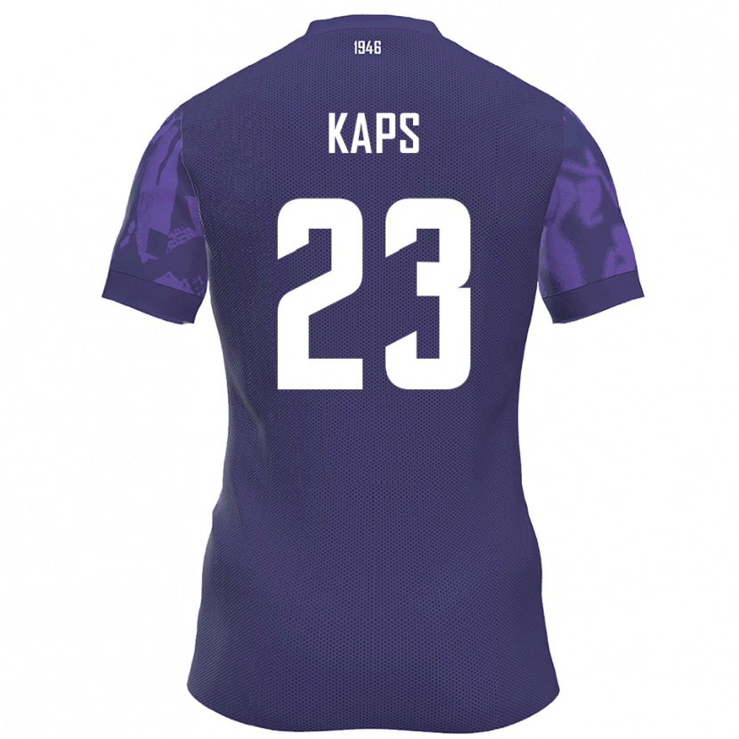 Danxen Kinder Hugo Kaps #23 Lila Weiß Heimtrikot Trikot 2025/26 T-Shirt