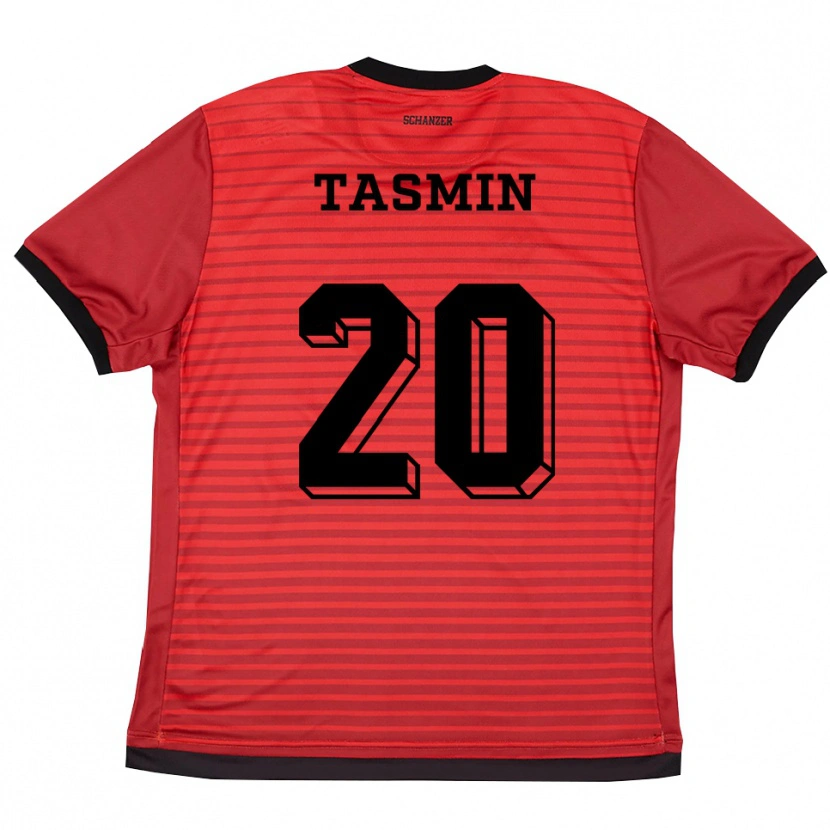 Danxen Kinder Mussa Tasmin #20 Rot Schwarz Heimtrikot Trikot 2025/26 T-Shirt