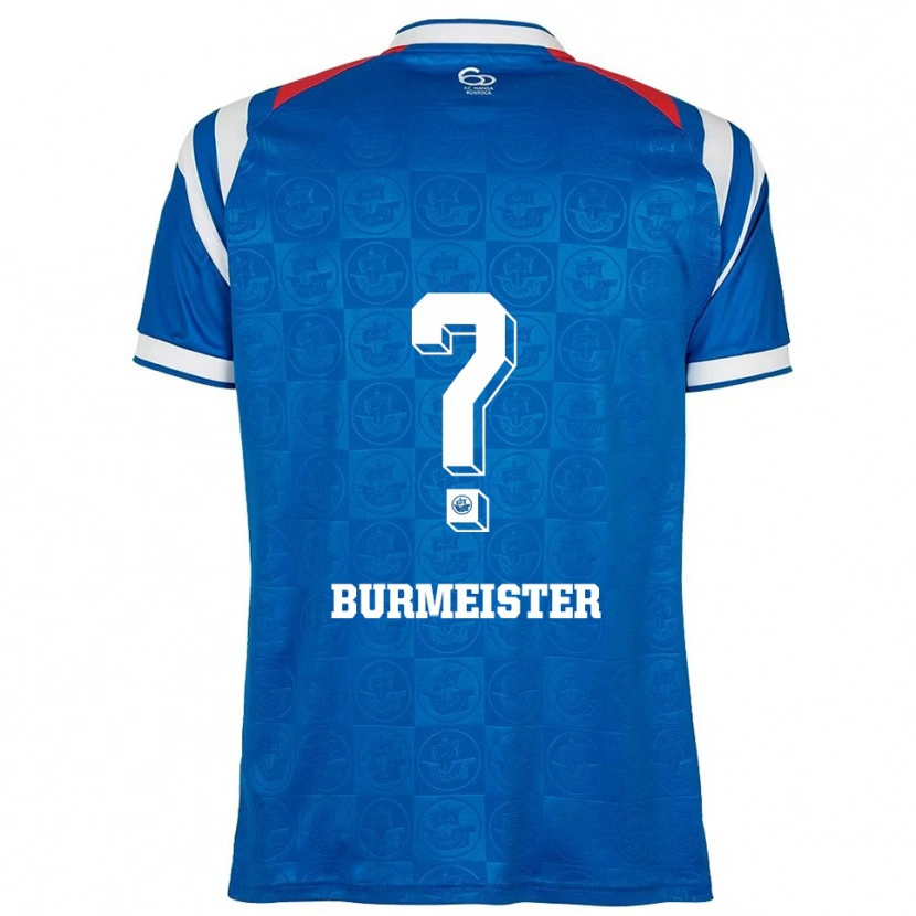 Danxen Kinder Fiete Burmeister #0 Blau Weiß Rot Heimtrikot Trikot 2025/26 T-Shirt