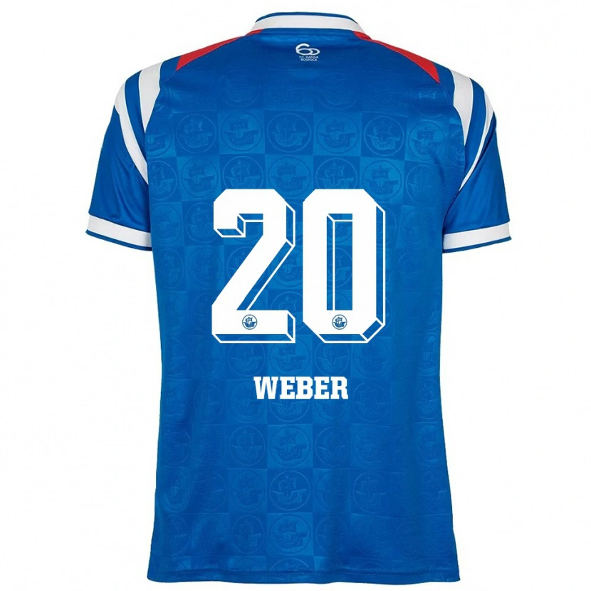Danxen Kinder Caden Weber #20 Blau Weiß Rot Heimtrikot Trikot 2025/26 T-Shirt