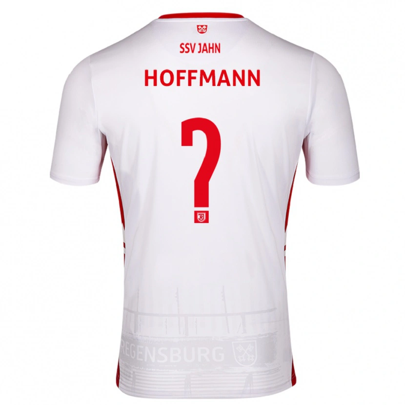 Danxen Kinder Leon Hoffmann #0 Weiß Rot Heimtrikot Trikot 2025/26 T-Shirt