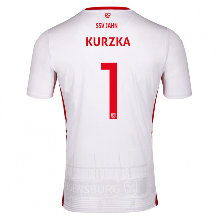 Danxen Kinder Timo Kurzka #1 Weiß Rot Heimtrikot Trikot 2025/26 T-Shirt