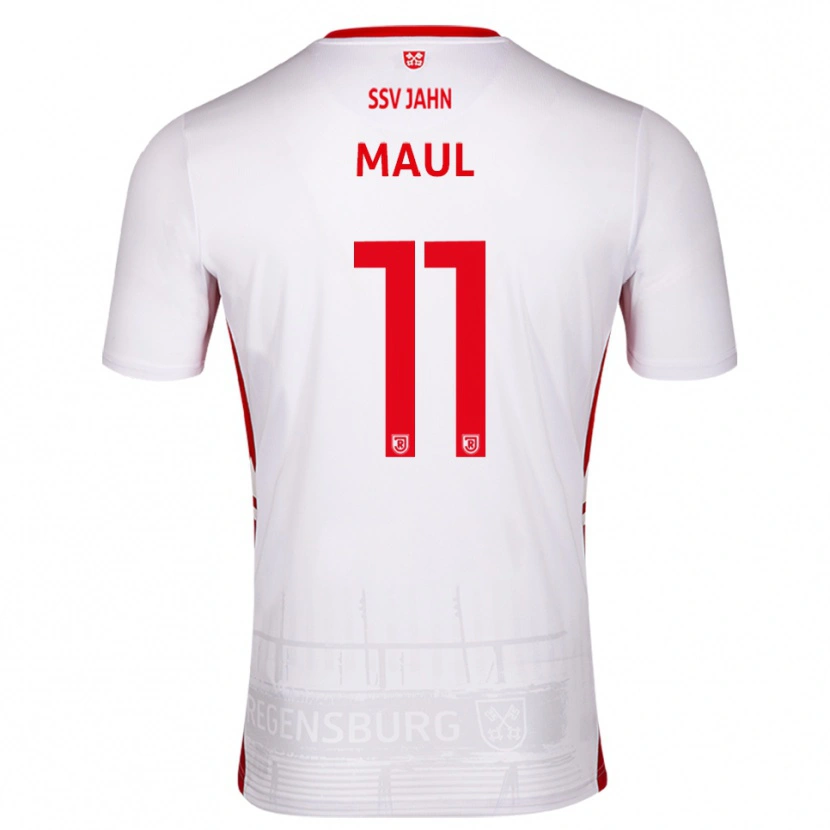 Danxen Kinder Marco Maul #11 Weiß Rot Heimtrikot Trikot 2025/26 T-Shirt