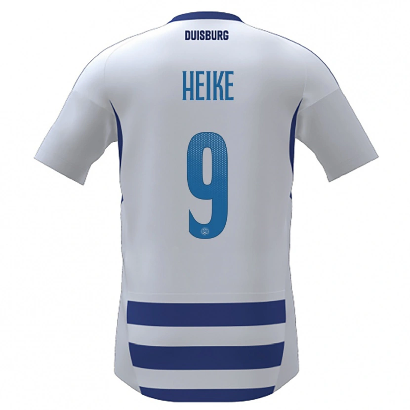 Danxen Kinder Tim Heike #9 Weiß Blau Heimtrikot Trikot 2025/26 T-Shirt