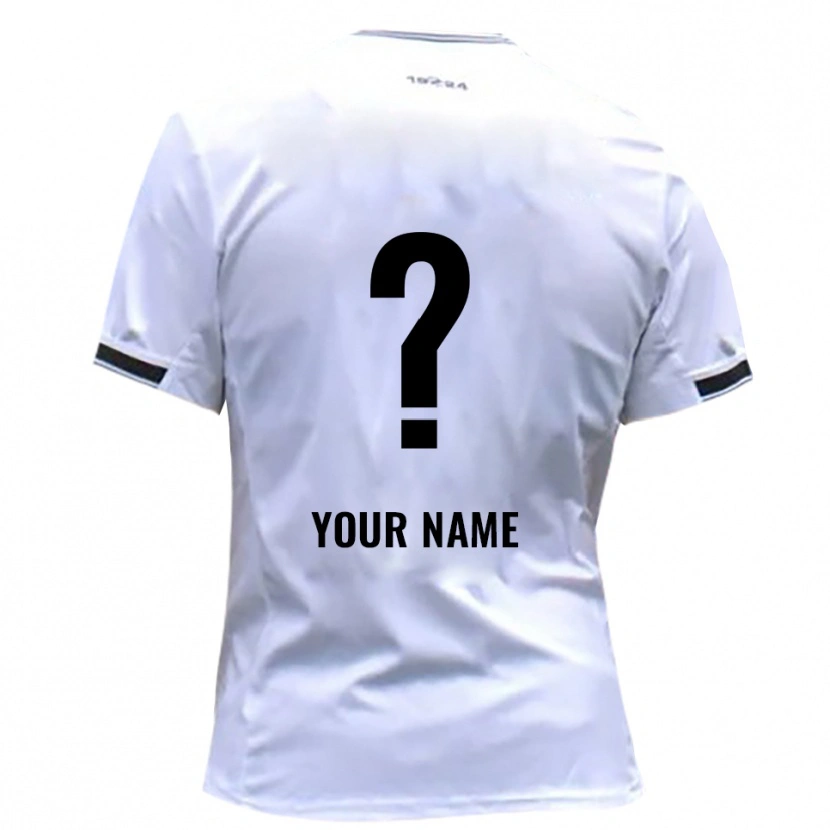 Danxen Kinder Ihren Namen #0 Weiß Rot Heimtrikot Trikot 2025/26 T-Shirt