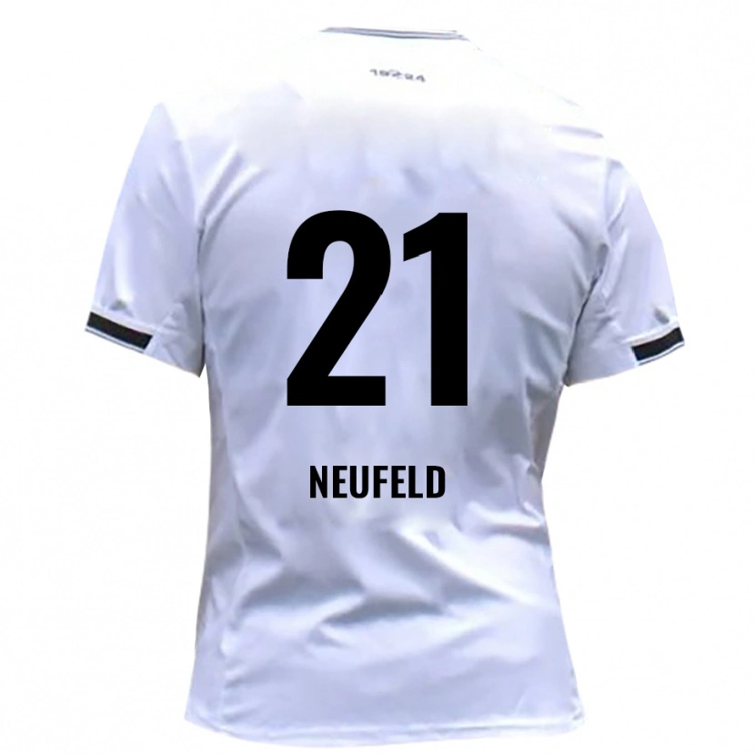 Danxen Kinder Simon Neufeld #21 Weiß Rot Heimtrikot Trikot 2025/26 T-Shirt