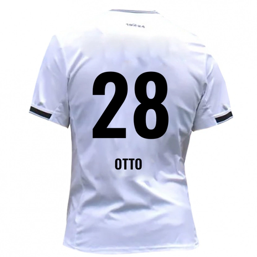Danxen Kinder Yari Otto #28 Weiß Rot Heimtrikot Trikot 2025/26 T-Shirt