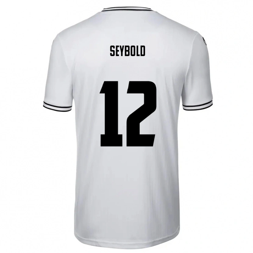 Danxen Kinder Marvin Seybold #12 Weiß Schwarz Heimtrikot Trikot 2025/26 T-Shirt