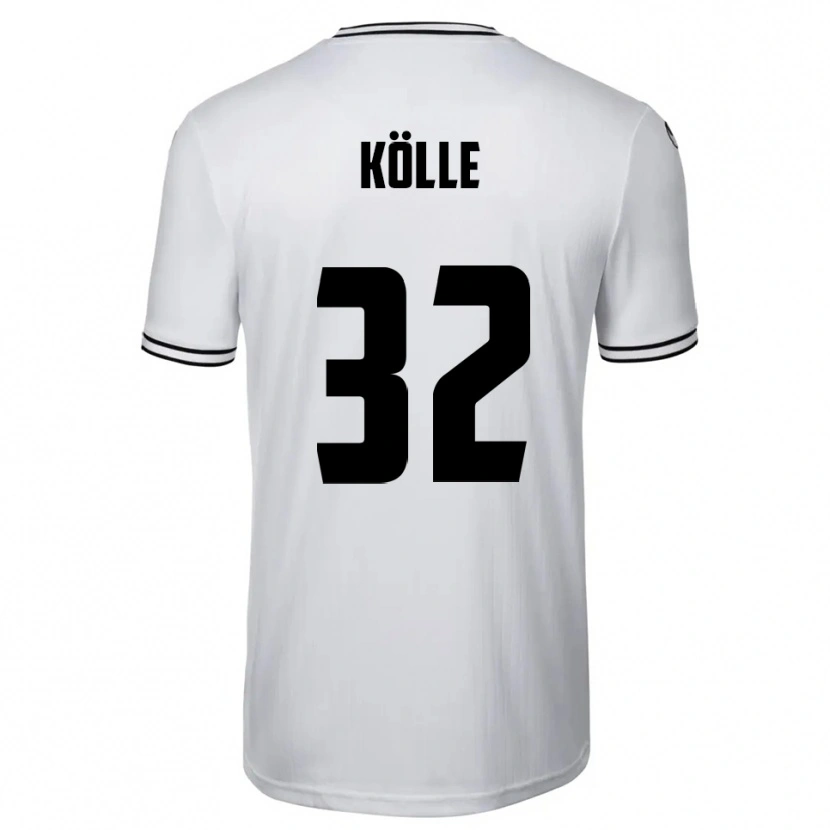 Danxen Kinder Niklas Kölle #32 Weiß Schwarz Heimtrikot Trikot 2025/26 T-Shirt