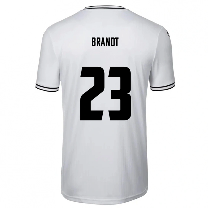 Danxen Kinder Max Brandt #23 Weiß Schwarz Heimtrikot Trikot 2025/26 T-Shirt