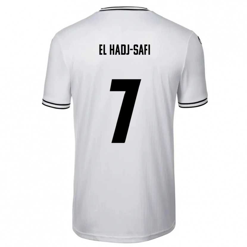 Danxen Kinder Iljas El Hadj-Safi #7 Weiß Schwarz Heimtrikot Trikot 2025/26 T-Shirt