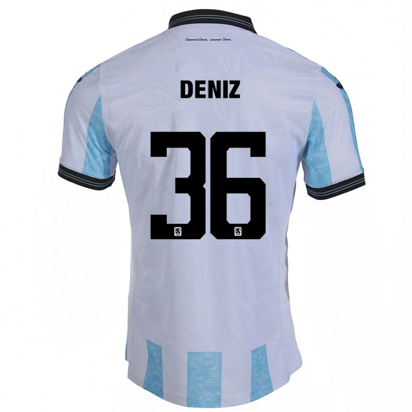 Danxen Kinder Tunay Deniz #36 Weiß Himmelblau Heimtrikot Trikot 2025/26 T-Shirt