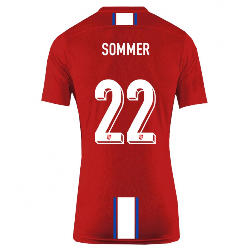 Danxen Kinder Leon Sommer #22 Rot Weiß Heimtrikot Trikot 2025/26 T-Shirt