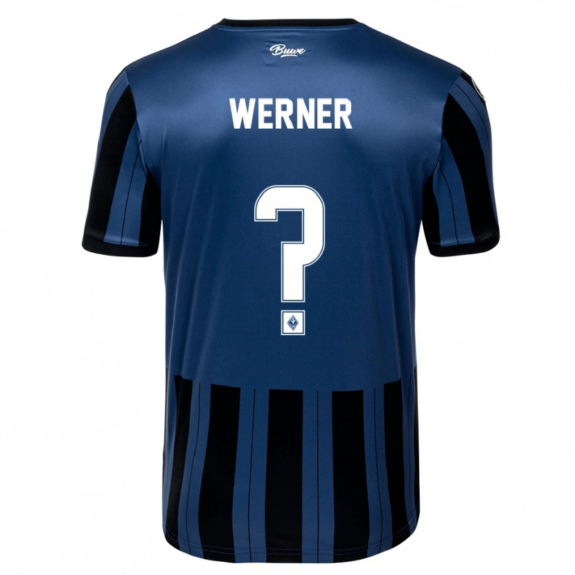 Danxen Kinder Philipp Werner #0 Blau Grau Schwarz Heimtrikot Trikot 2025/26 T-Shirt