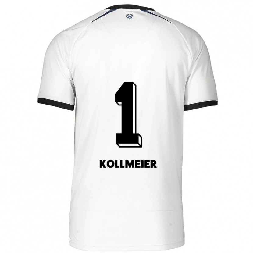Danxen Kinder Anton Kollmeier #1 Weiß Schwarz Auswärtstrikot Trikot 2025/26 T-Shirt