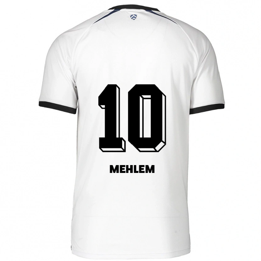 Danxen Kinder Marvin Mehlem #10 Weiß Schwarz Auswärtstrikot Trikot 2025/26 T-Shirt