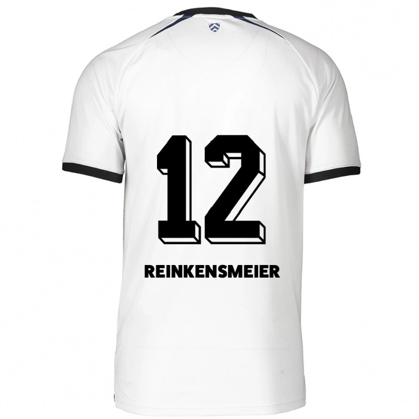 Danxen Kinder Thandie Reinkensmeier #12 Weiß Schwarz Auswärtstrikot Trikot 2025/26 T-Shirt