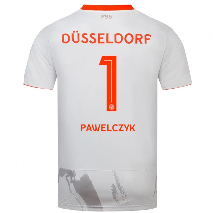 Danxen Kinder Tobias Pawelczyk #1 Weiß Orange Auswärtstrikot Trikot 2025/26 T-Shirt
