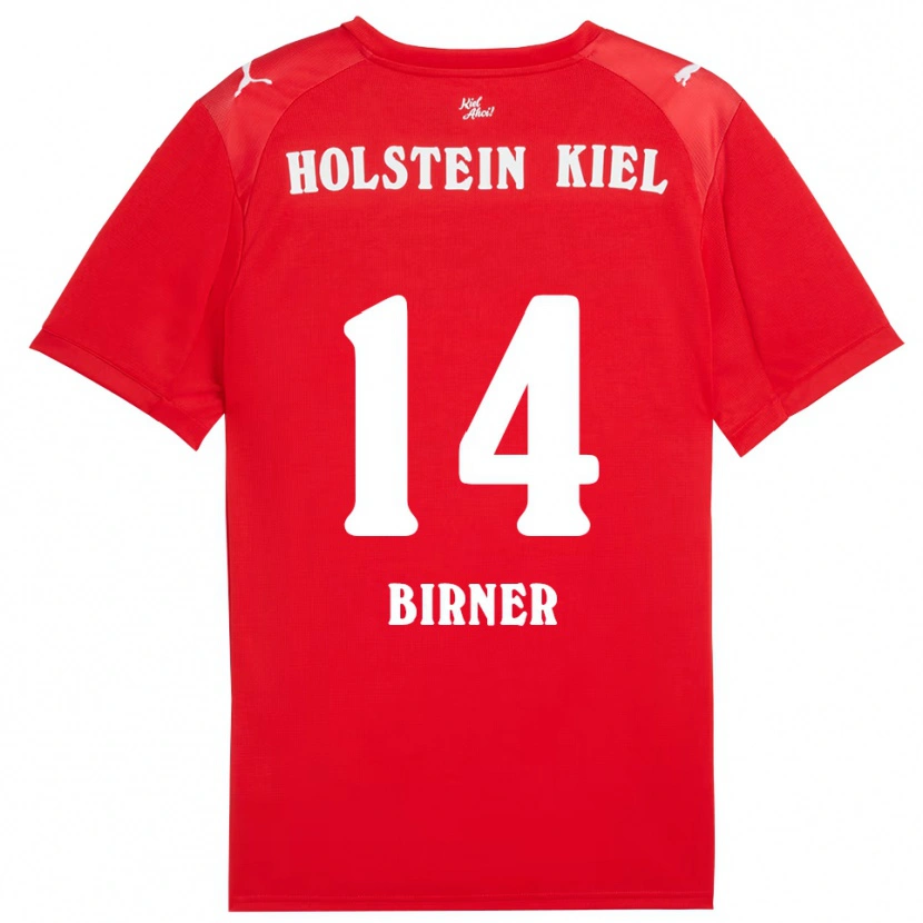 Danxen Kinder Benny Birner #14 Rot Blau Auswärtstrikot Trikot 2025/26 T-Shirt