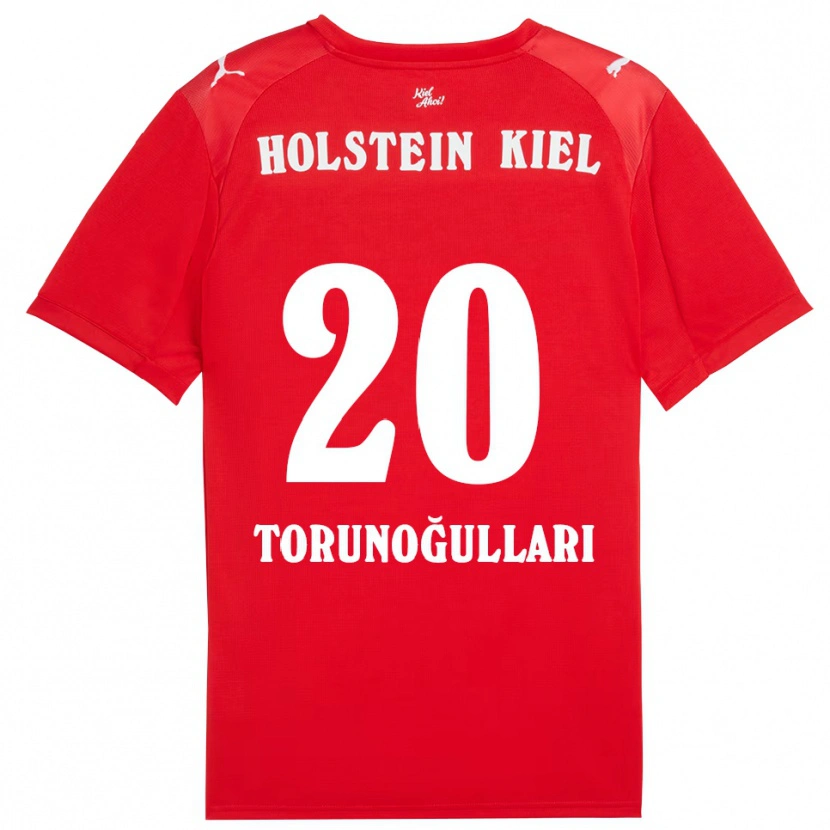 Danxen Kinder Emin Torunoğulları #20 Rot Blau Auswärtstrikot Trikot 2025/26 T-Shirt