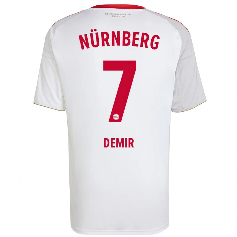 Danxen Kinder Ari Demir #7 Weiß Rot Auswärtstrikot Trikot 2025/26 T-Shirt