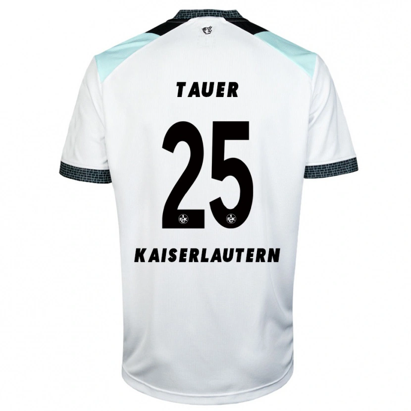 Danxen Kinder Luca Tauer #25 Weiß Schwarz Auswärtstrikot Trikot 2025/26 T-Shirt