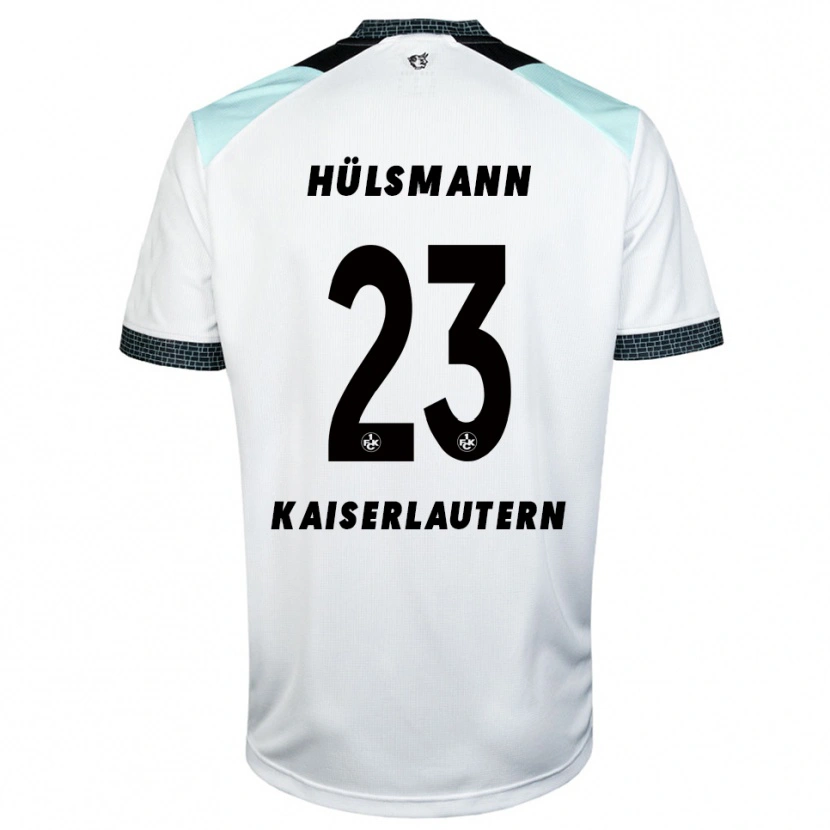 Danxen Kinder Randy Hülsmann #23 Weiß Schwarz Auswärtstrikot Trikot 2025/26 T-Shirt
