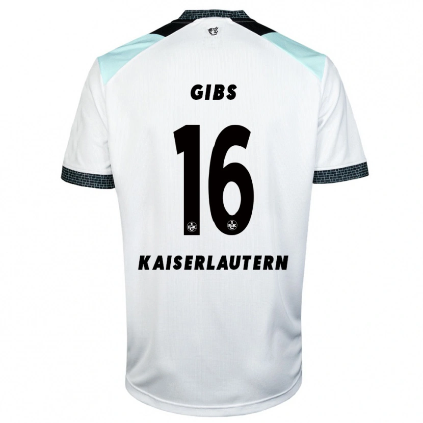 Danxen Kinder Owen Gibs #16 Weiß Schwarz Auswärtstrikot Trikot 2025/26 T-Shirt