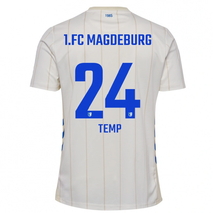 Danxen Kinder Celine Temp #24 Weiß Blau Auswärtstrikot Trikot 2025/26 T-Shirt