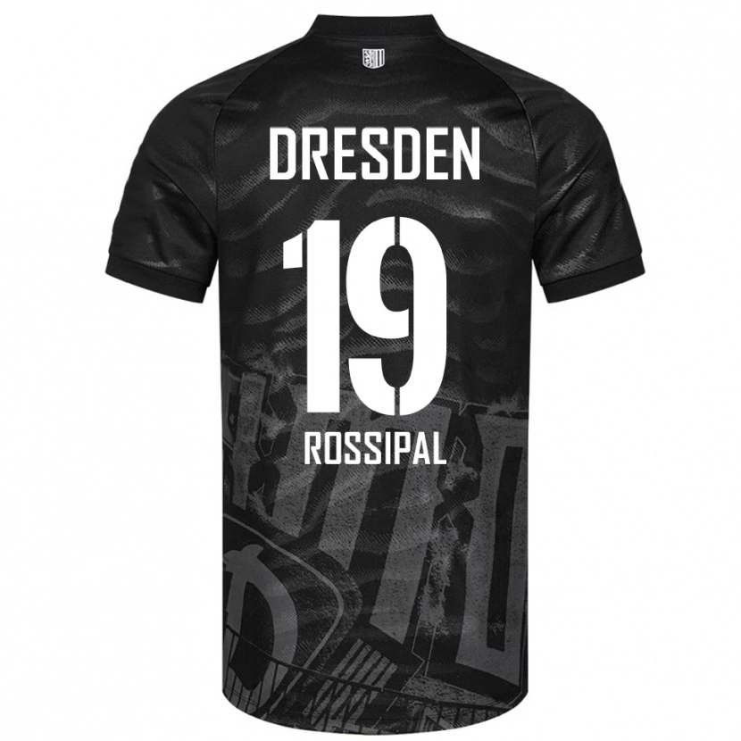 Danxen Kinder Alexander Rossipal #19 Schwarz Grau Auswärtstrikot Trikot 2025/26 T-Shirt
