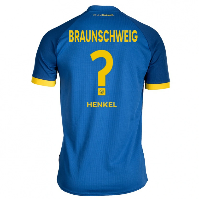 Danxen Kinder Levin Henkel #0 Königsblau Gelb Auswärtstrikot Trikot 2025/26 T-Shirt