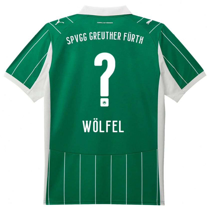 Danxen Kinder Luisa Wölfel #0 Grün Weiß Auswärtstrikot Trikot 2025/26 T-Shirt