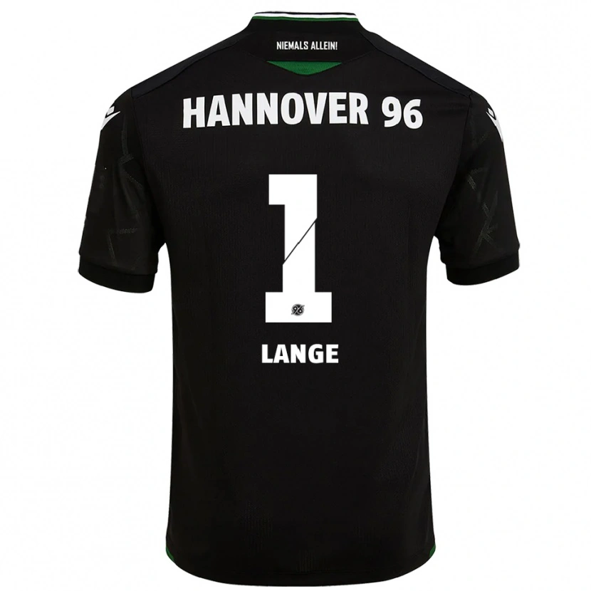 Danxen Kinder Tom Lange #1 Schwarz Grün Auswärtstrikot Trikot 2025/26 T-Shirt