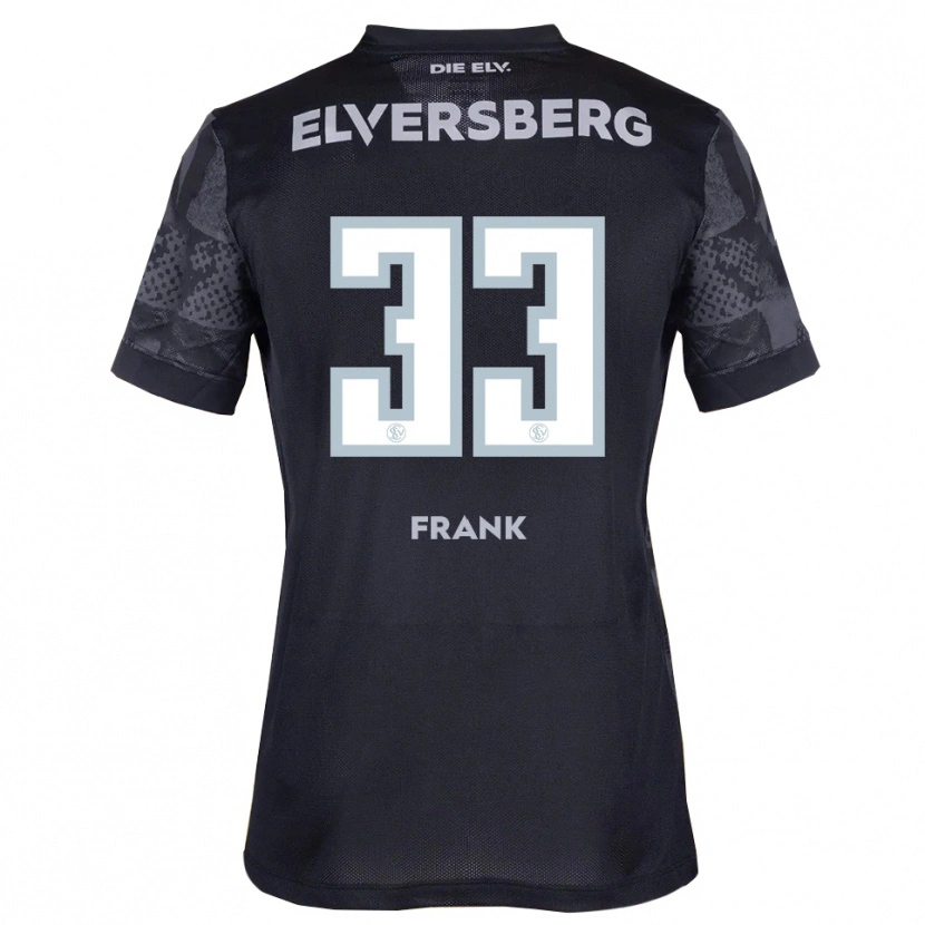 Danxen Kinder Ronja Frank #33 Schwarz Grau Auswärtstrikot Trikot 2025/26 T-Shirt