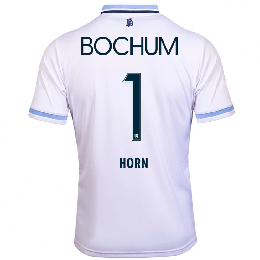 Danxen Kinder Timo Horn #1 Weiß Himmelblau Auswärtstrikot Trikot 2025/26 T-Shirt