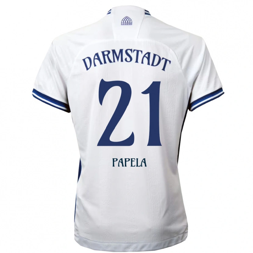Danxen Kinder Merveille Papela #21 Weiß Blau Auswärtstrikot Trikot 2025/26 T-Shirt