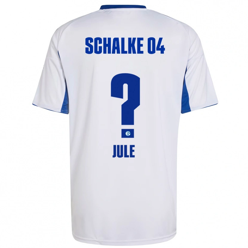 Danxen Kinder Jule Dallmann #0 Weiß Blau Auswärtstrikot Trikot 2025/26 T-Shirt