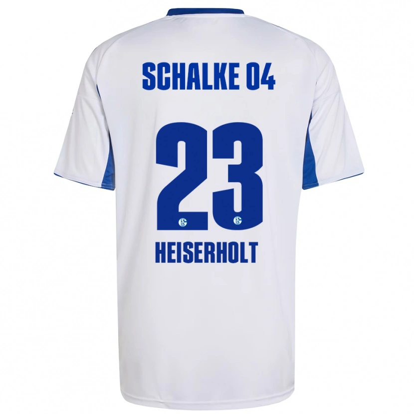 Danxen Kinder Finn Heiserholt #23 Weiß Blau Auswärtstrikot Trikot 2025/26 T-Shirt
