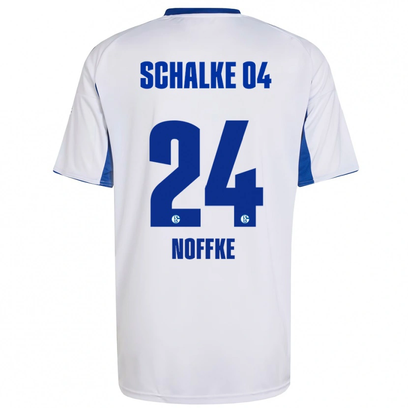 Danxen Kinder Shari Noffke #24 Weiß Blau Auswärtstrikot Trikot 2025/26 T-Shirt