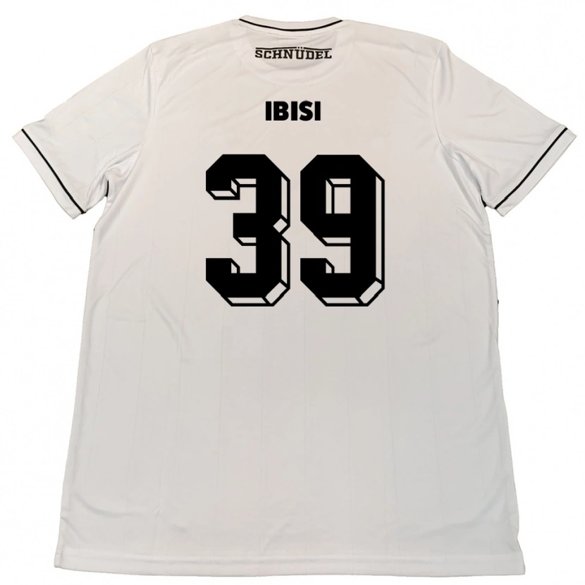 Danxen Kinder Altin Ibisi #39 Weiß Schwarz Auswärtstrikot Trikot 2025/26 T-Shirt