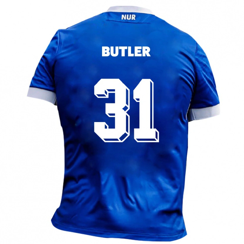 Danxen Kinder Justin Butler #31 Blau Weiß Auswärtstrikot Trikot 2025/26 T-Shirt