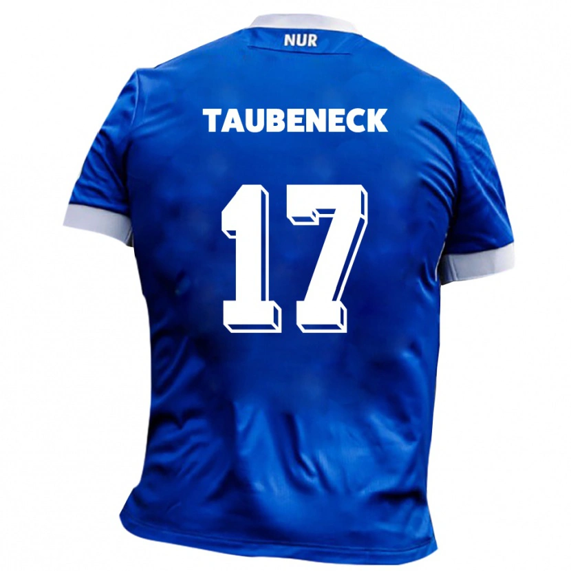 Danxen Kinder Joey Taubeneck #17 Blau Weiß Auswärtstrikot Trikot 2025/26 T-Shirt