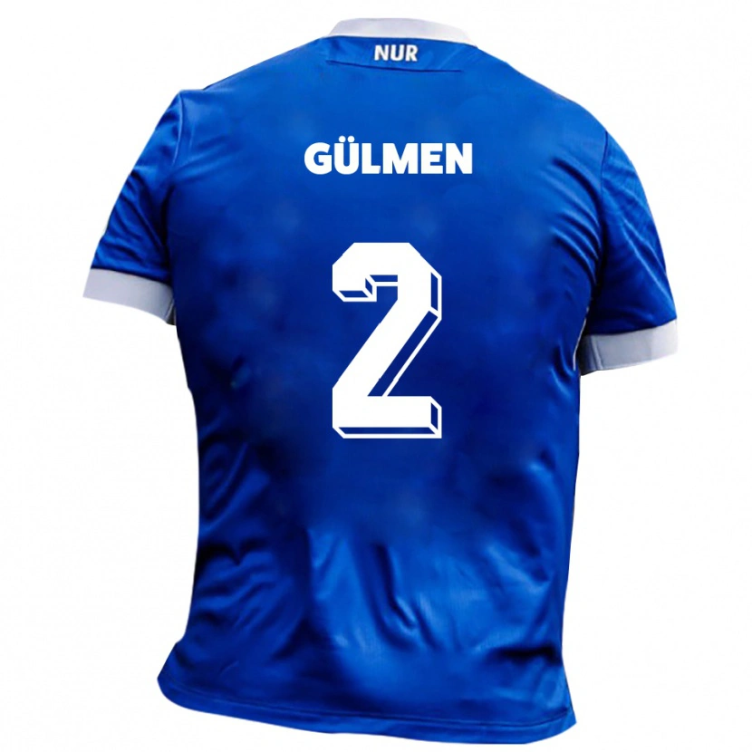 Danxen Kinder Kubilay Gülmen #2 Blau Weiß Auswärtstrikot Trikot 2025/26 T-Shirt
